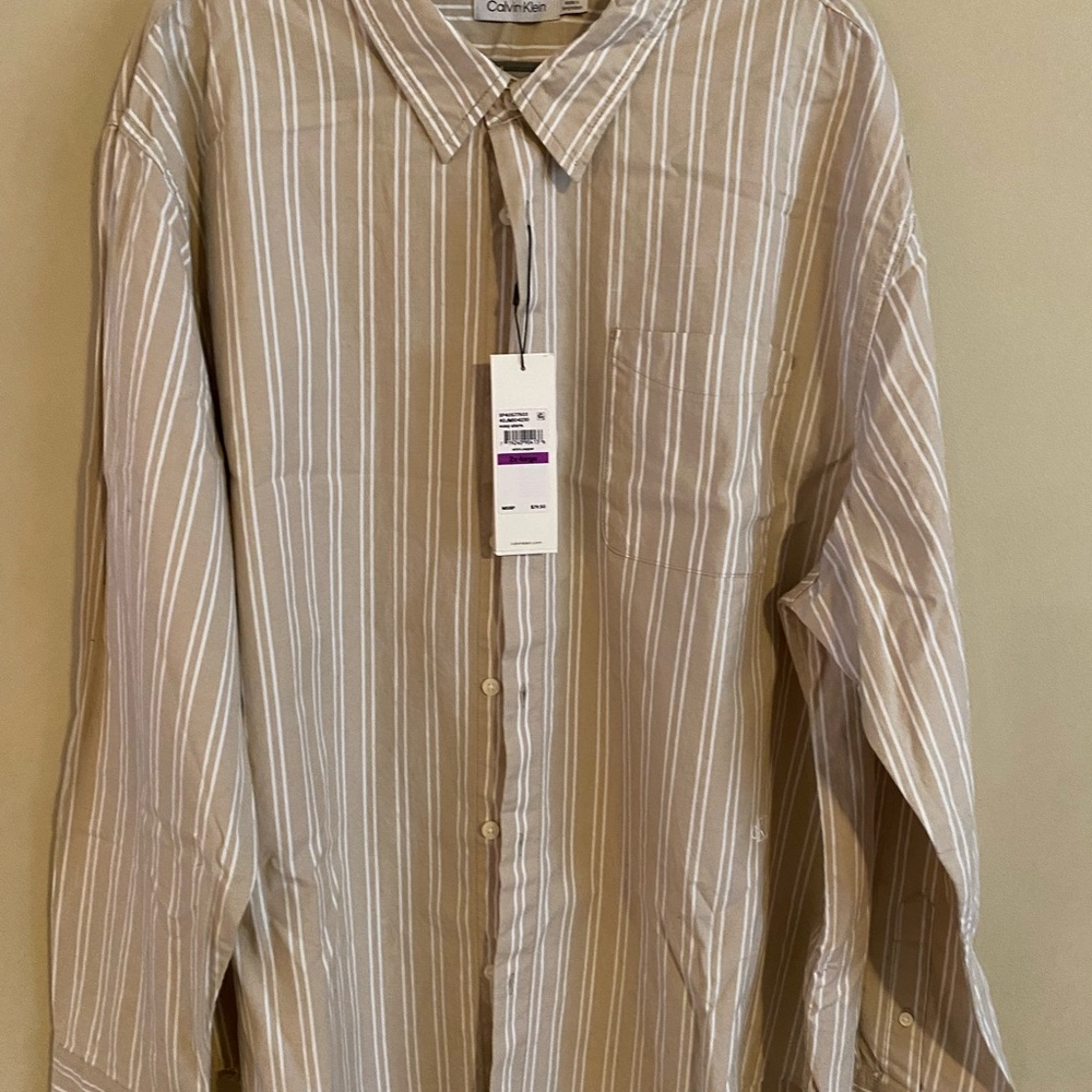 NWT mens 2xl long sleeve Calvin Klein